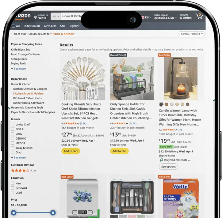 Étude de cas : succès Amazon FBA accessoires cuisine stratégie PPC